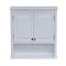 Alaterre Furniture Dorset Bath Over the Toilet Space Saver Storage with Upper Cabinet and Open Shelf ANVA7274WH - alternate 5